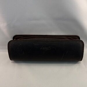 Love 41 Dark Coffee Brown Leather Women's Accessory Bag